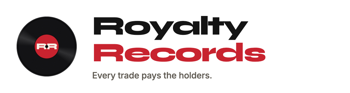 Royalty Records — every trade pays the holders